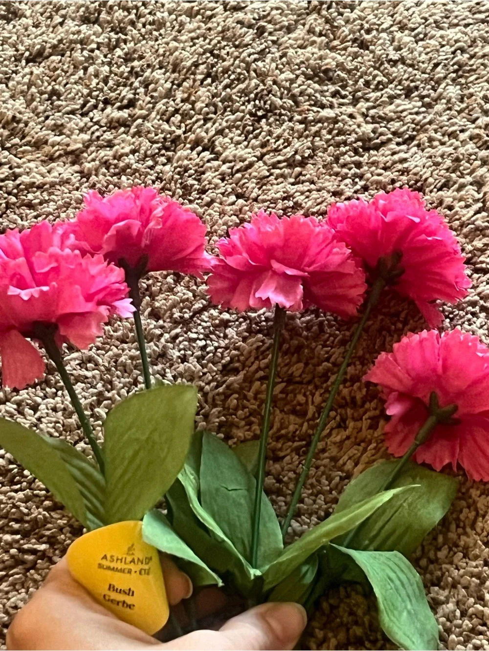 Ashland Summer Pink flower picks.  Each pick contains 5 pink flowers